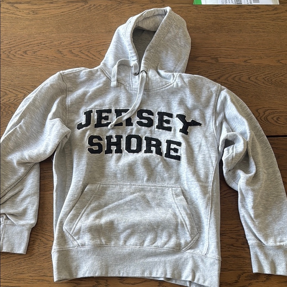 Gray Jersey Shore Hoodie